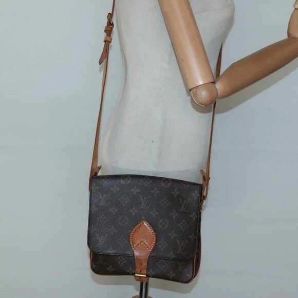 LOUIS VUITTON Monogram Cartouchiere MM Shoulder Bag M51253 LV Auth BA3758 - Picture 3 of 16